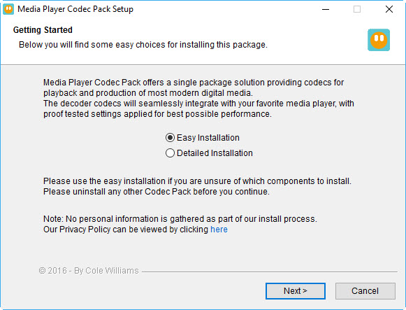 (())      Media Player Codec Pack 4.1.2